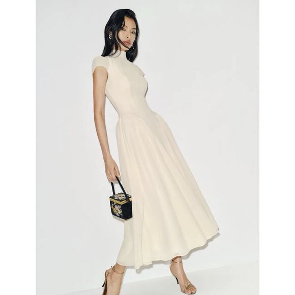 Reformation Maven Maxi Dress Women’s Flor Di Latte Size 6 NWT - Picture 4 of 6